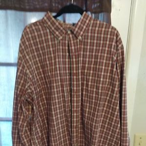 Mens button down long sleeve shirt